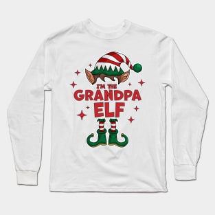 I'm the Grandpa Elf - Funny Christmas Matching Family Group Long Sleeve T-Shirt